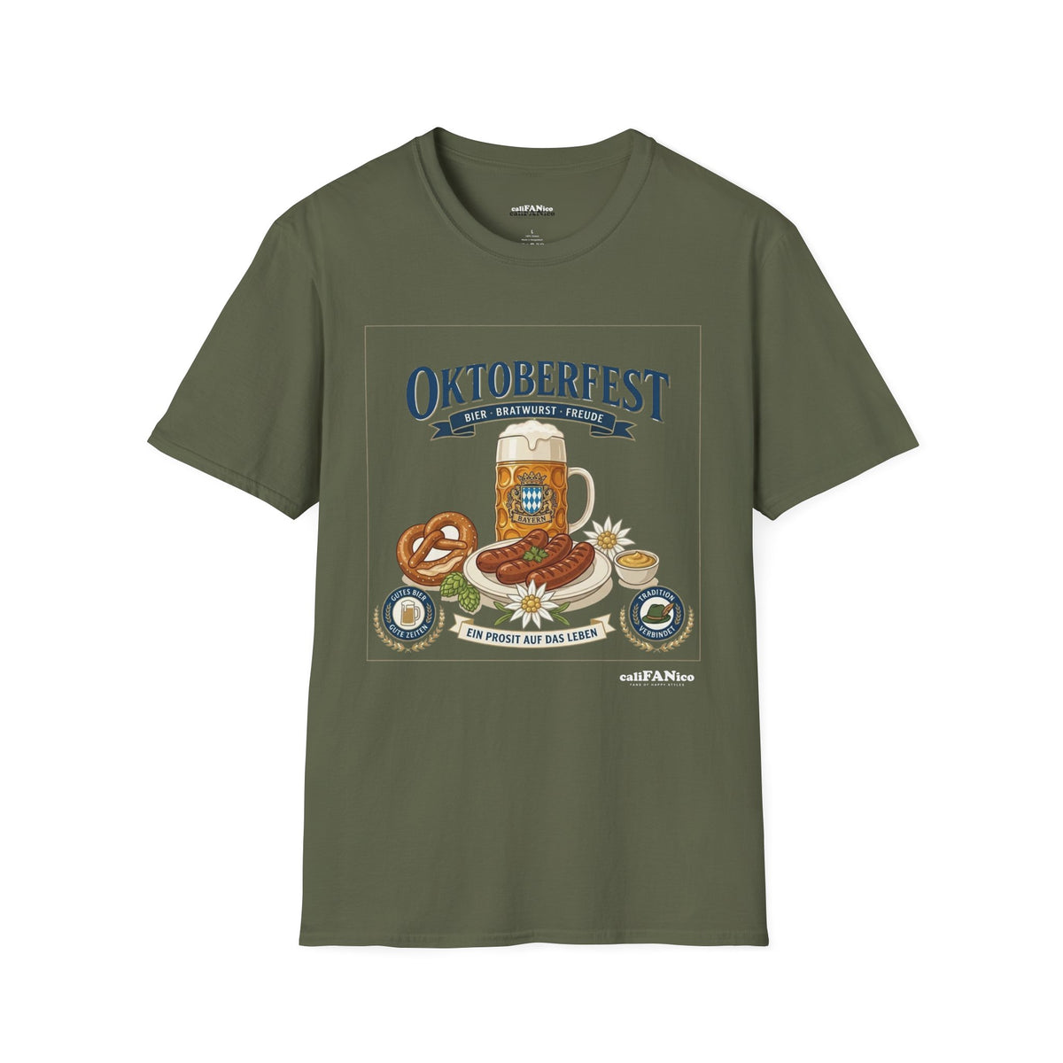Oktoberfest Beer Pretzel Wurst T-Shirt - Bavarian souvenir