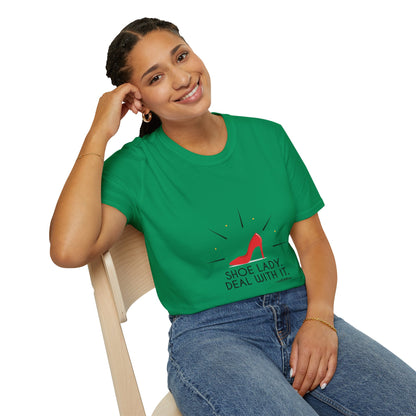 Funny T-Shirt Shoe Lover Lady Soft style T-Shirt