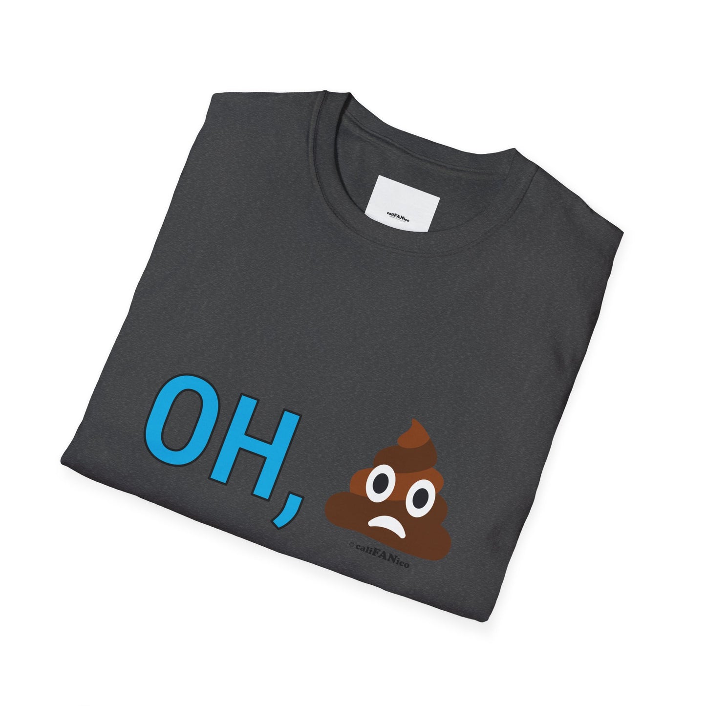 Funny Poop Emoji T-shirt Unisex T-Shirt, Casual Humor Tee, Gift for Friends, Birthday Shirt, Comfy Everyday Wear