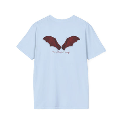 Spooky Bat Design T-Shirt - Perfect for Halloween, Autumn, Unique Graphic Tee