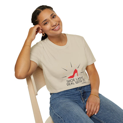 Funny T-Shirt Shoe Lover Lady Soft style T-Shirt