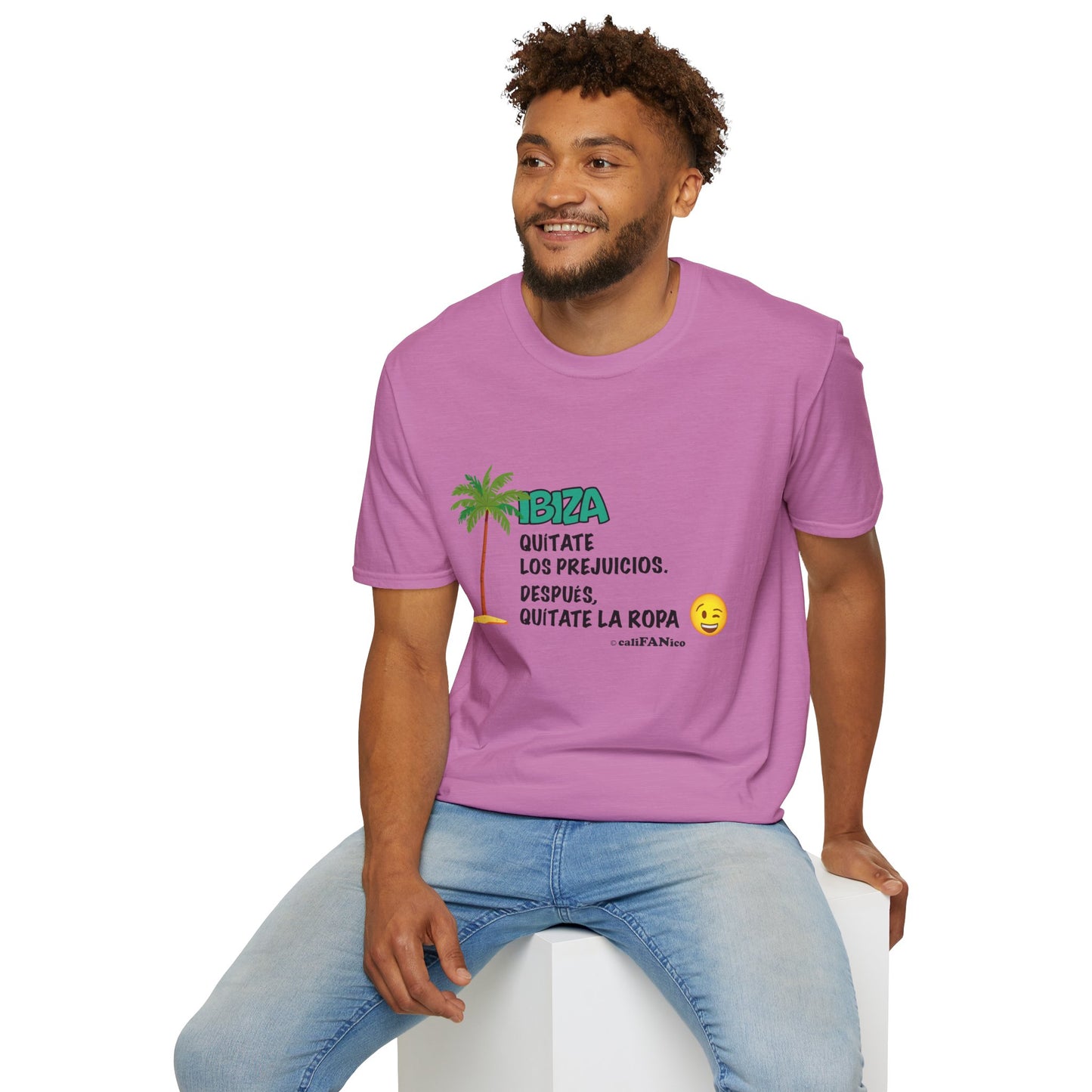 Vibrant Ibiza Statement Tee - Beach T-Shirt, Unisex Casual Summer Shirt, Travel Shirt, Beach Wear, Gift for Vacation Lovers