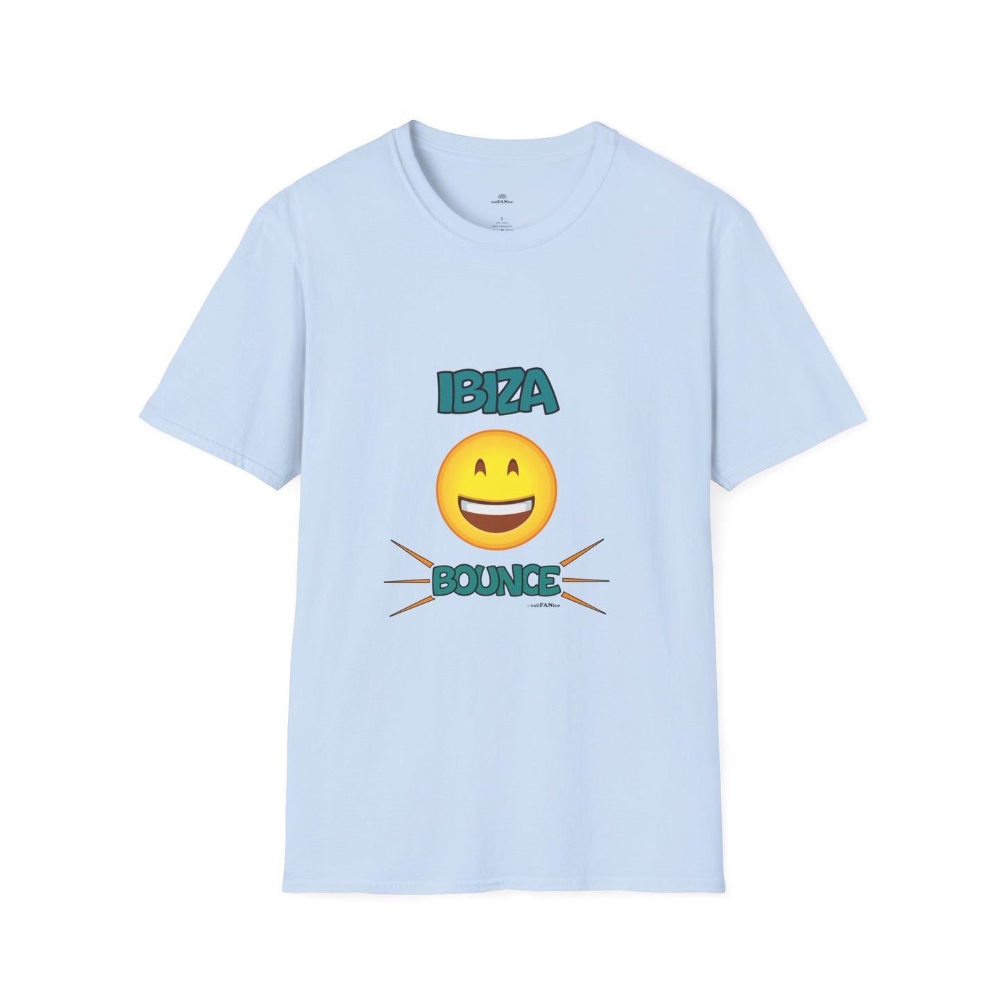 Ibiza Bounce Unisex T-Shirt, Casual Summer Tee, Beach Wear, Fun Party Shirt, Vacation T-Shirt, Club Wear
