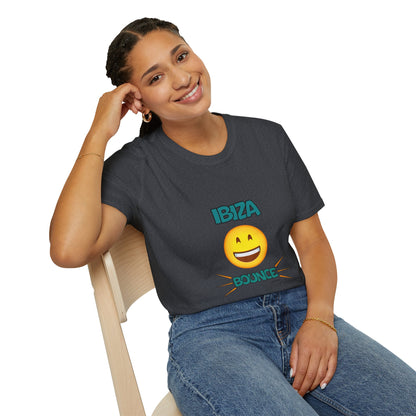 Ibiza Bounce Unisex T-Shirt, Casual Summer Tee, Beach Wear, Fun Party Shirt, Vacation T-Shirt, Club Wear