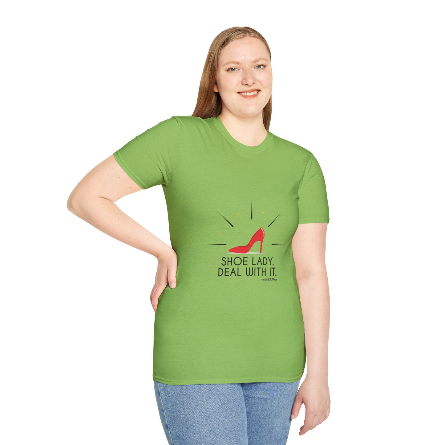 Funny T-Shirt Shoe Lover Lady Soft style T-Shirt