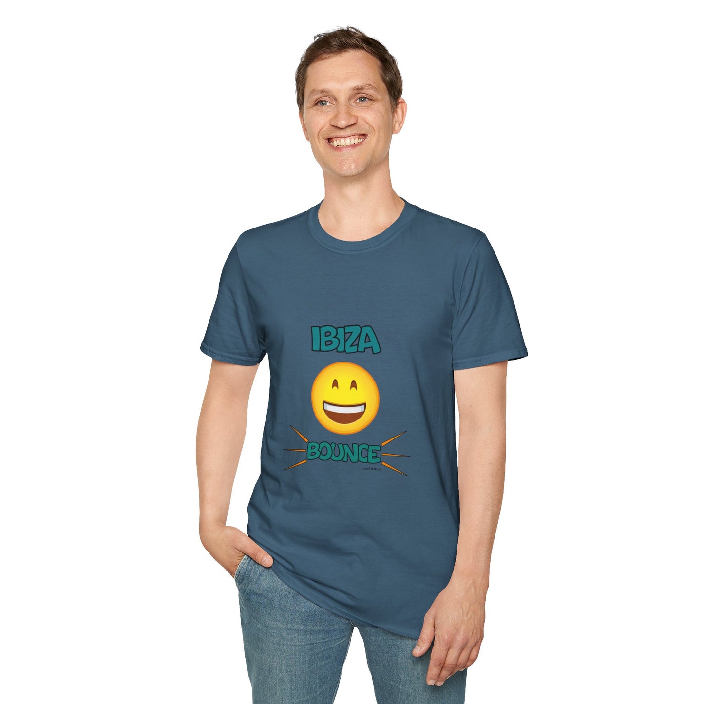 Ibiza Bounce Unisex T-Shirt, Casual Summer Tee, Beach Wear, Fun Party Shirt, Vacation T-Shirt, Club Wear