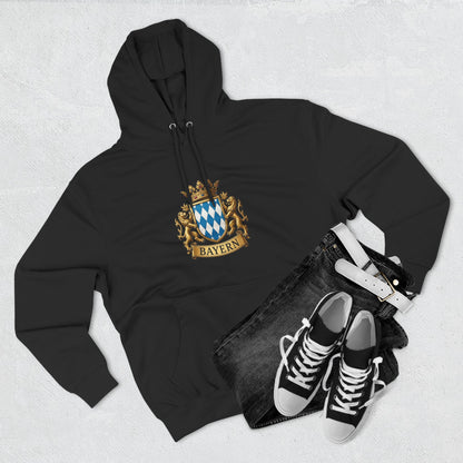 Bayern Crest Hoodie — Vintage Bavarian Coat of Arms Pullover