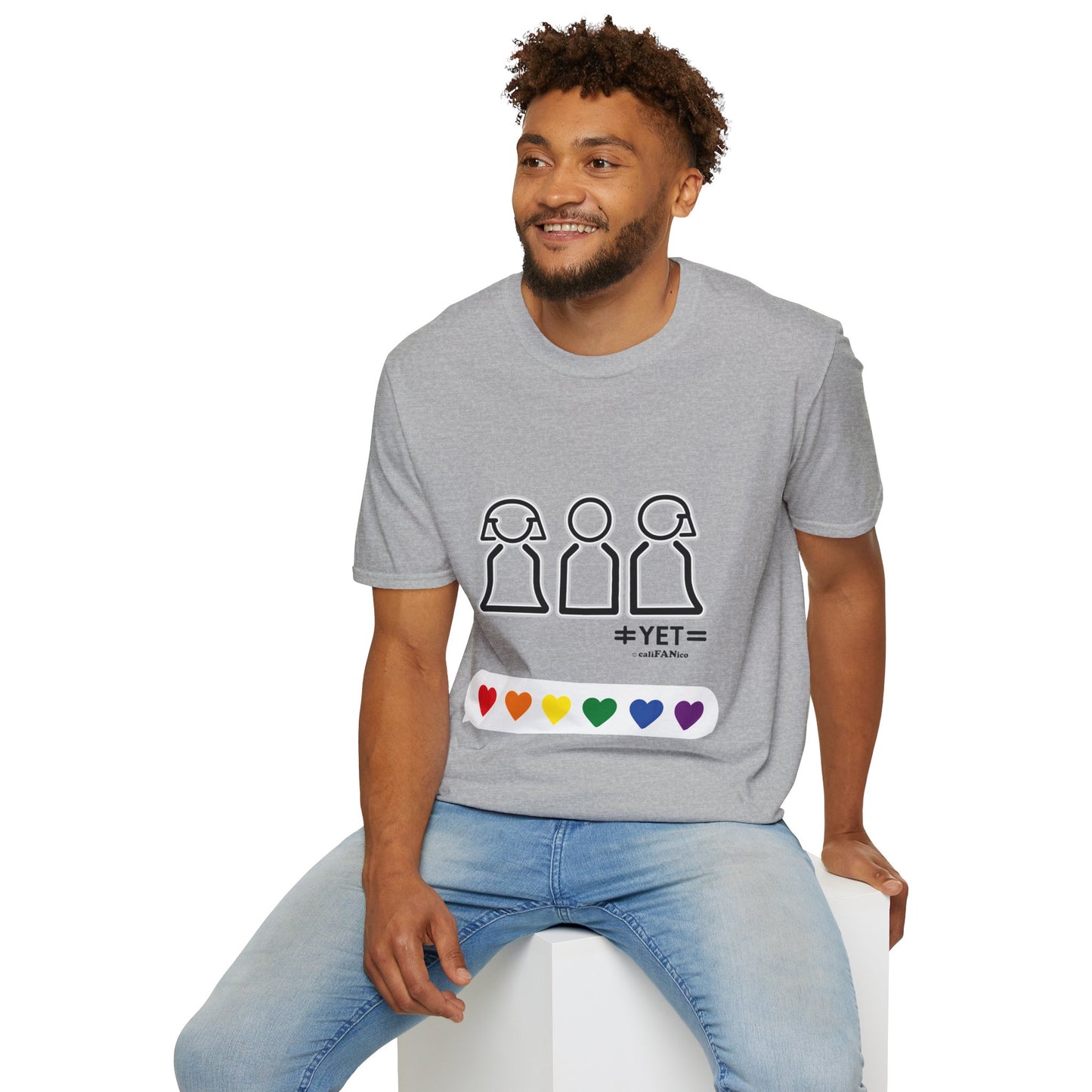 Pride & Equality T-Shirt, Unisex LGBTQ+ Tee, LGBTQute, Inclusive Apparel, Soft Cotton Shirt, Ideal Gift for Pride Month, Casual Statement Wear