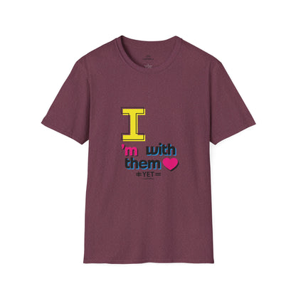 I’m With Them LGBTQ Pride Unisex Softstyle T-Shirt | Casual Wear, Gift for Friends, Pride Events Shirt, Graphic Tee, Inclusive Fashion