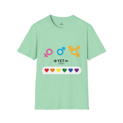 Pride & Equality T-Shirt, Unisex Softstyle Tee, LGBTQ+ Support Shirt, Inclusive Fashion, Gift for Pride Month, Gender Equality Top