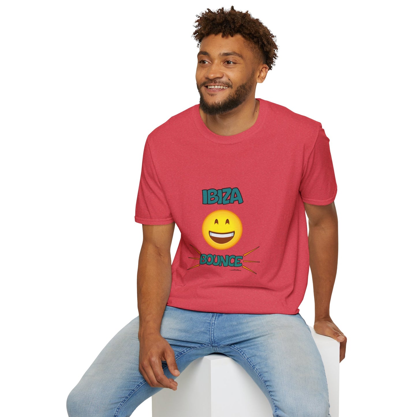 Ibiza Bounce Unisex T-Shirt, Casual Summer Tee, Beach Wear, Fun Party Shirt, Vacation T-Shirt, Club Wear