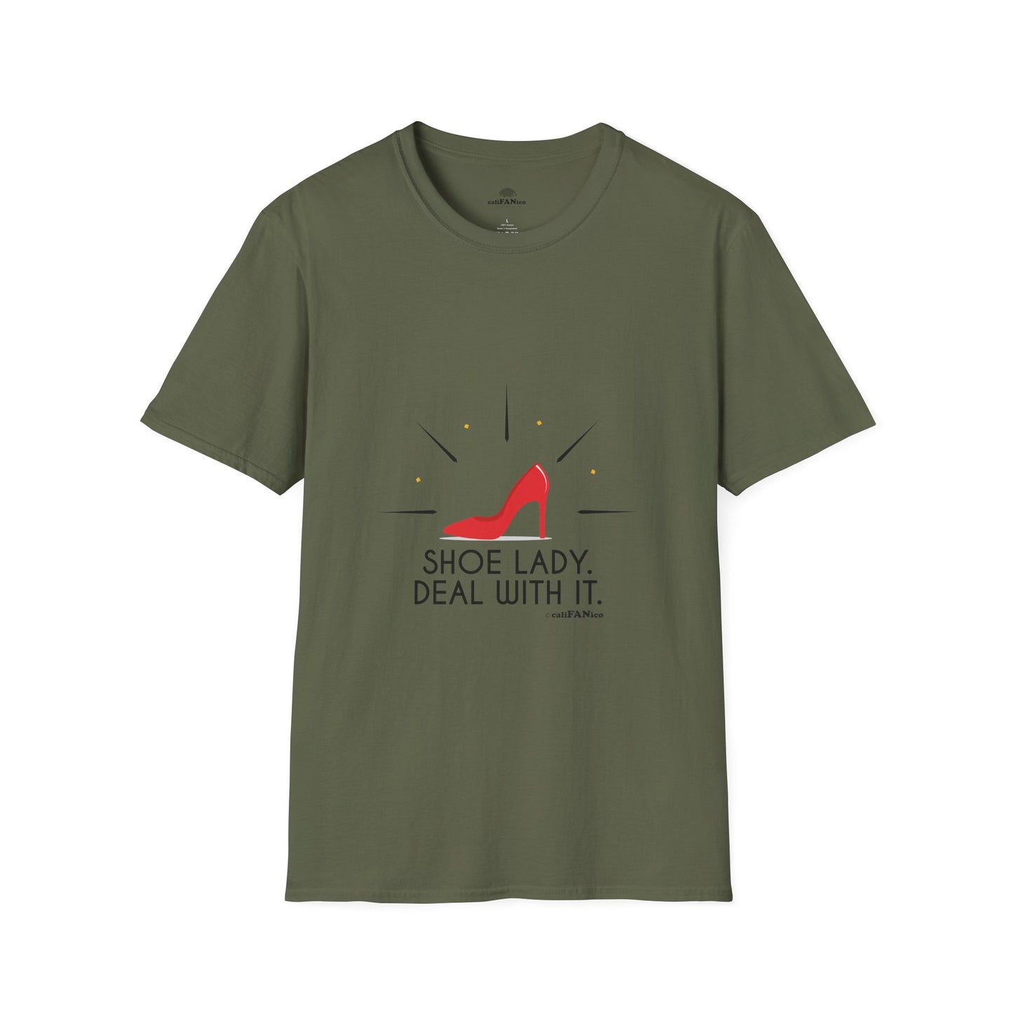 Funny T-Shirt Shoe Lover Lady Soft style T-Shirt