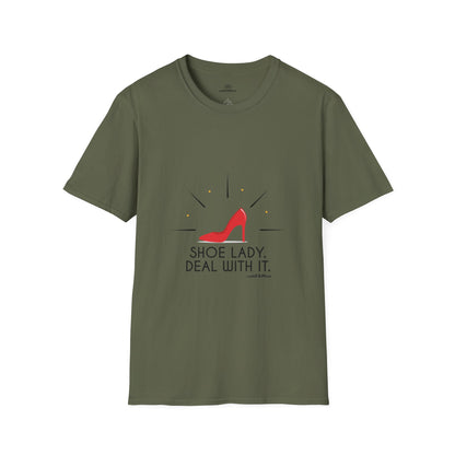 Funny T-Shirt Shoe Lover Lady Soft style T-Shirt