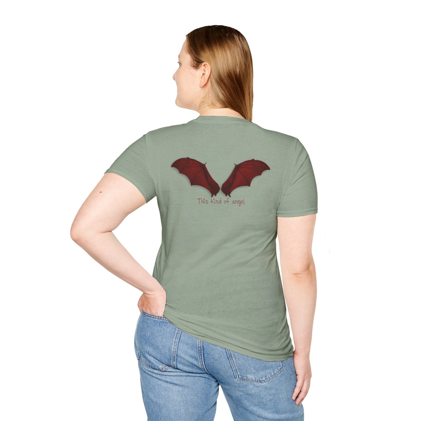 Spooky Bat Design T-Shirt - Perfect for Halloween, Autumn, Unique Graphic Tee