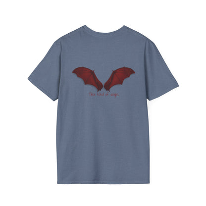 Spirit Animal T-Shirt, Bat Spirit Animal T-Shirt, Soft Style Tee, Halloween Tee, Funny T-Shirt, Quirky Graphic Shirt, Bat Design, Vampire Design