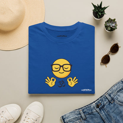 Zen Emoji T‑Shirt — Relaxed Mindfulness Graphic Tee