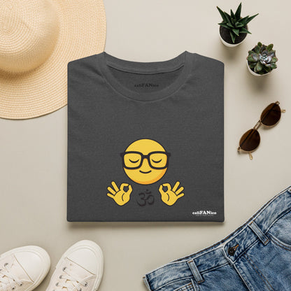 Zen Emoji T‑Shirt — Relaxed Mindfulness Graphic Tee