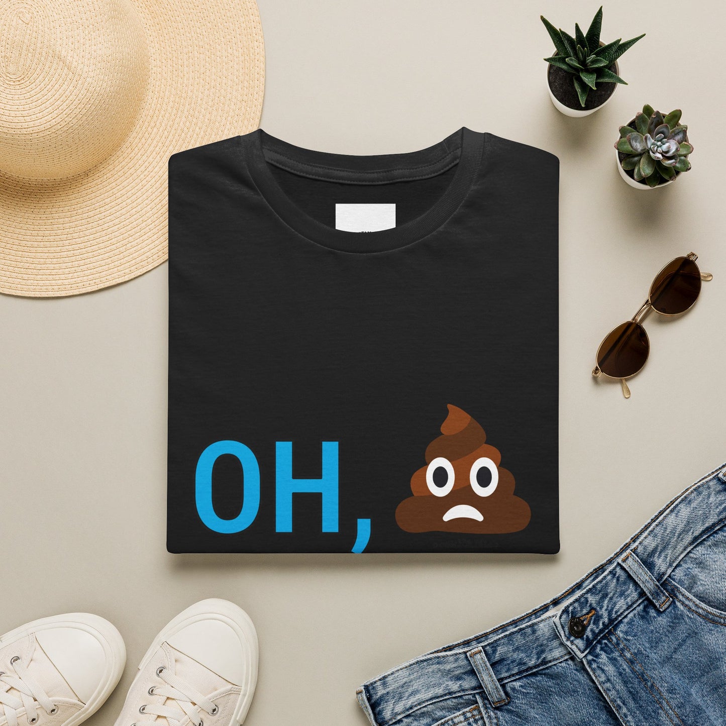 Funny Poop Emoji T-shirt Unisex T-Shirt, Casual Humor Tee, Gift for Friends, Birthday Shirt, Comfy Everyday Wear