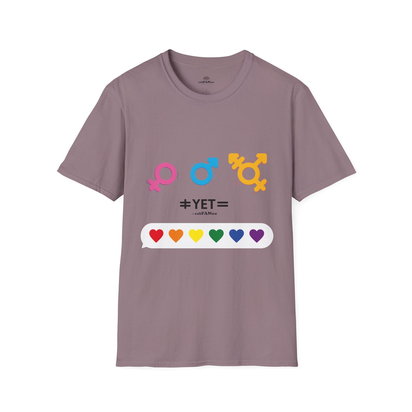 Pride & Equality T-Shirt, Unisex Softstyle Tee, LGBTQ+ Support Shirt, Inclusive Fashion, Gift for Pride Month, Gender Equality Top