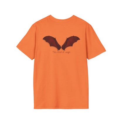 Spooky Bat Design T-Shirt - Perfect for Halloween, Autumn, Unique Graphic Tee