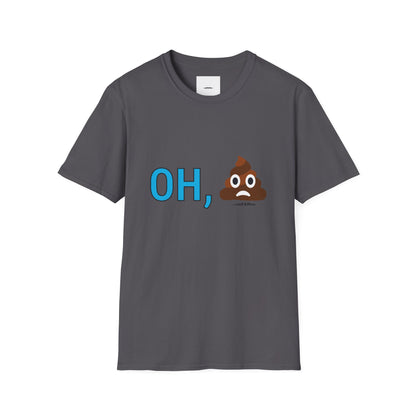 Funny Poop Emoji T-shirt Unisex T-Shirt, Casual Humor Tee, Gift for Friends, Birthday Shirt, Comfy Everyday Wear