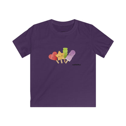 Kids Lollipops, Cute Kids T-Shirt, Summer Fun Shirt, Unique Gift for Birthdays, Candy Themed Apparel