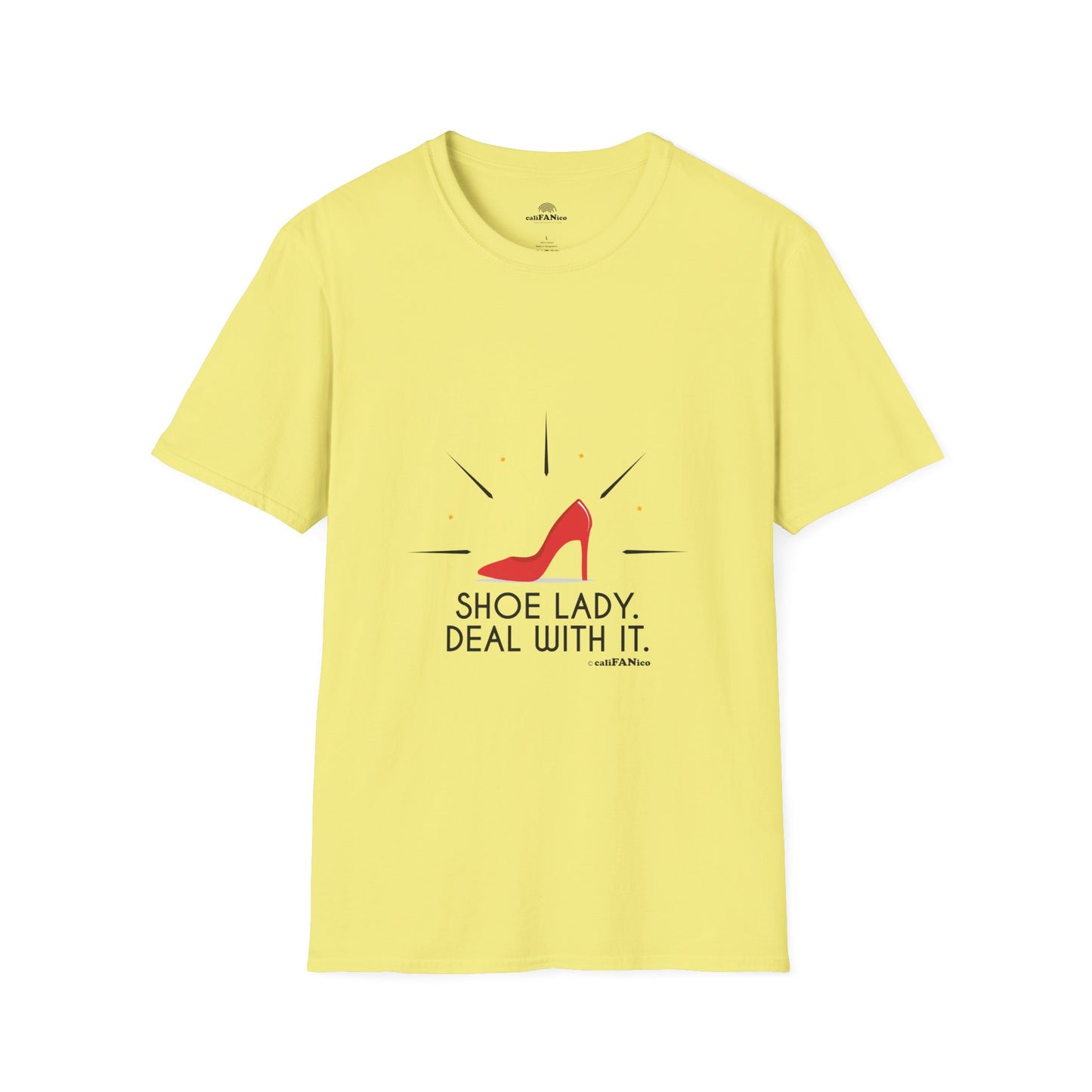 Funny T-Shirt Shoe Lover Lady Soft style T-Shirt