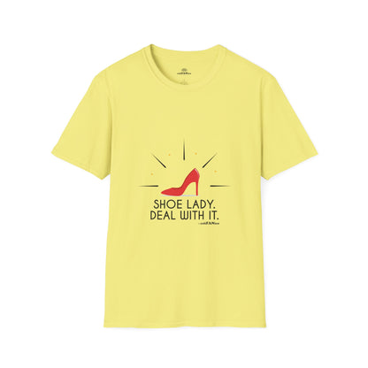 Funny T-Shirt Shoe Lover Lady Soft style T-Shirt