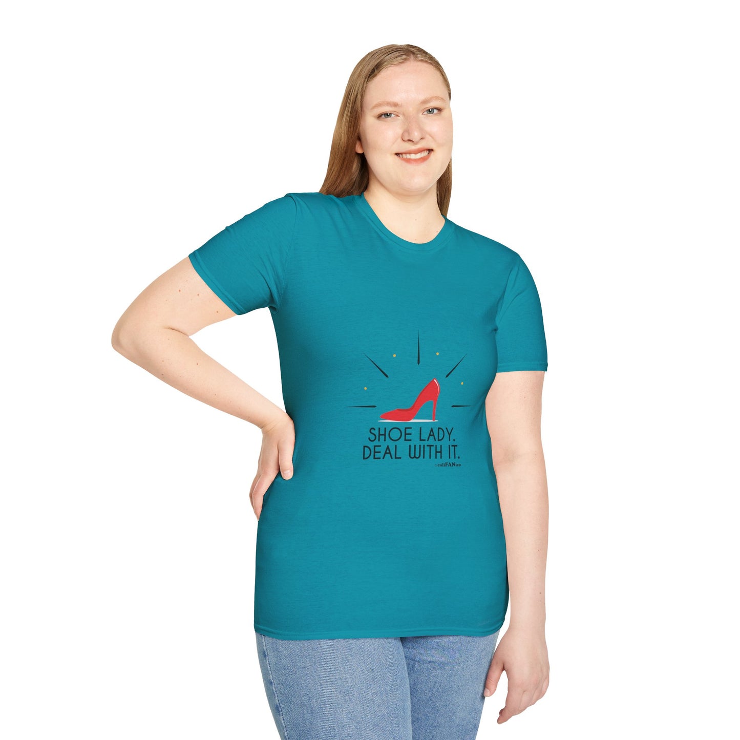 Funny T-Shirt Shoe Lover Lady Soft style T-Shirt