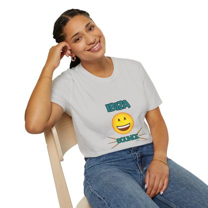 Ibiza Bounce Unisex T-Shirt, Casual Summer Tee, Beach Wear, Fun Party Shirt, Vacation T-Shirt, Club Wear
