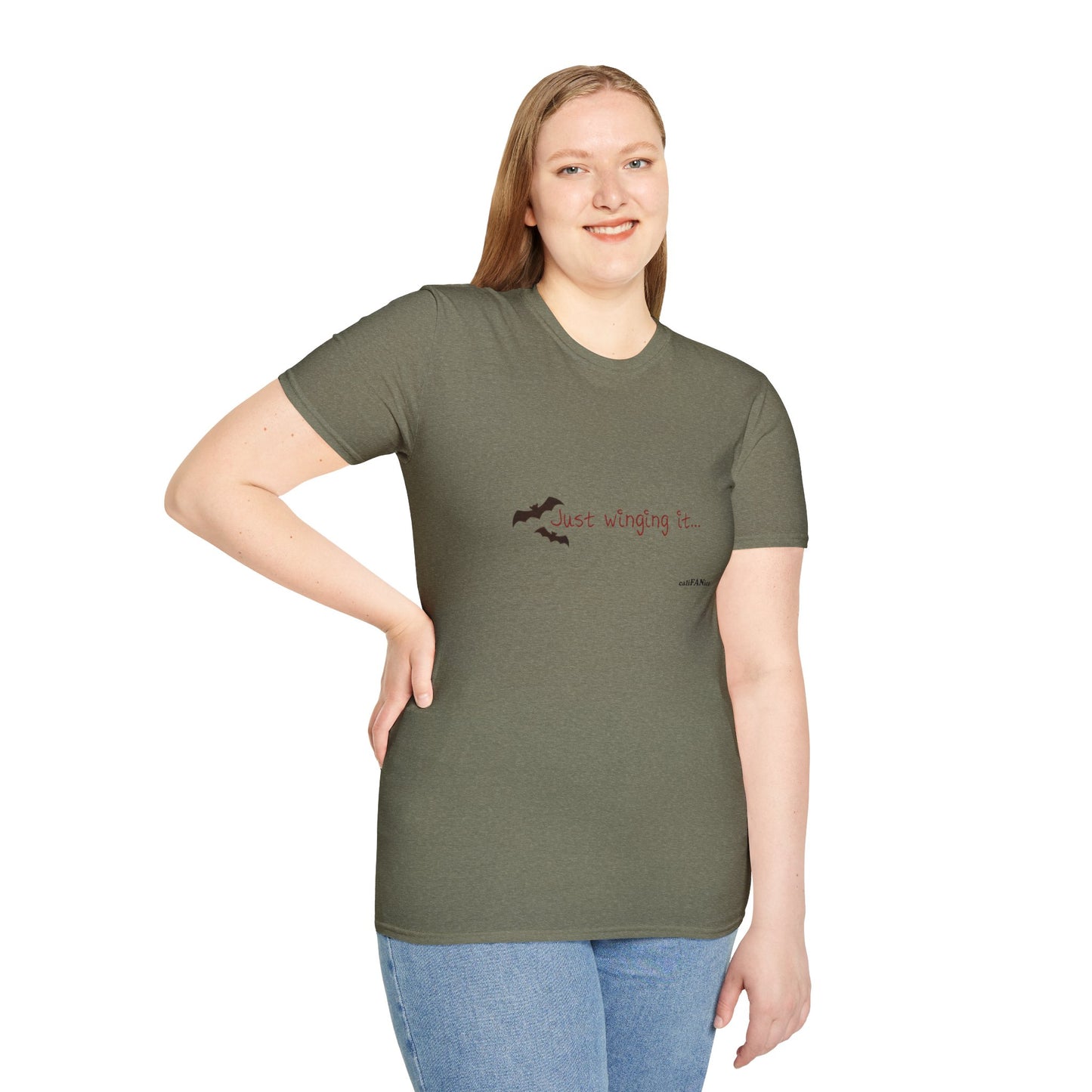 Spooky Bat Design T-Shirt - Perfect for Halloween, Autumn, Unique Graphic Tee