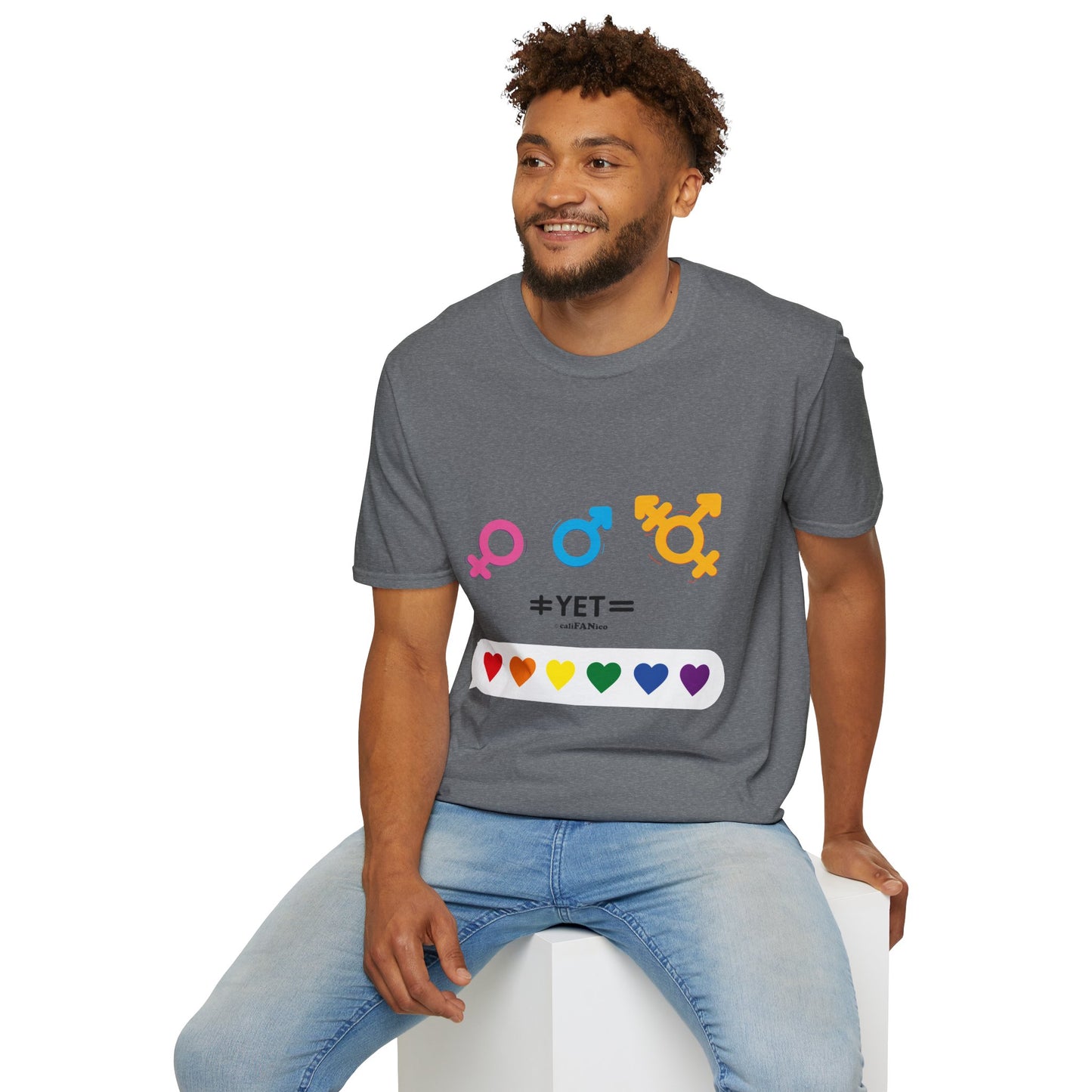 Pride & Equality T-Shirt, Unisex Softstyle Tee, LGBTQ+ Support Shirt, Inclusive Fashion, Gift for Pride Month, Gender Equality Top