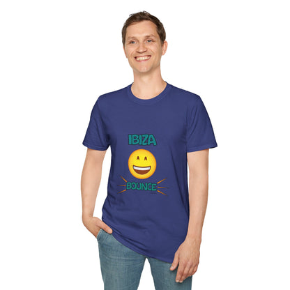 Ibiza Bounce Unisex T-Shirt, Casual Summer Tee, Beach Wear, Fun Party Shirt, Vacation T-Shirt, Club Wear