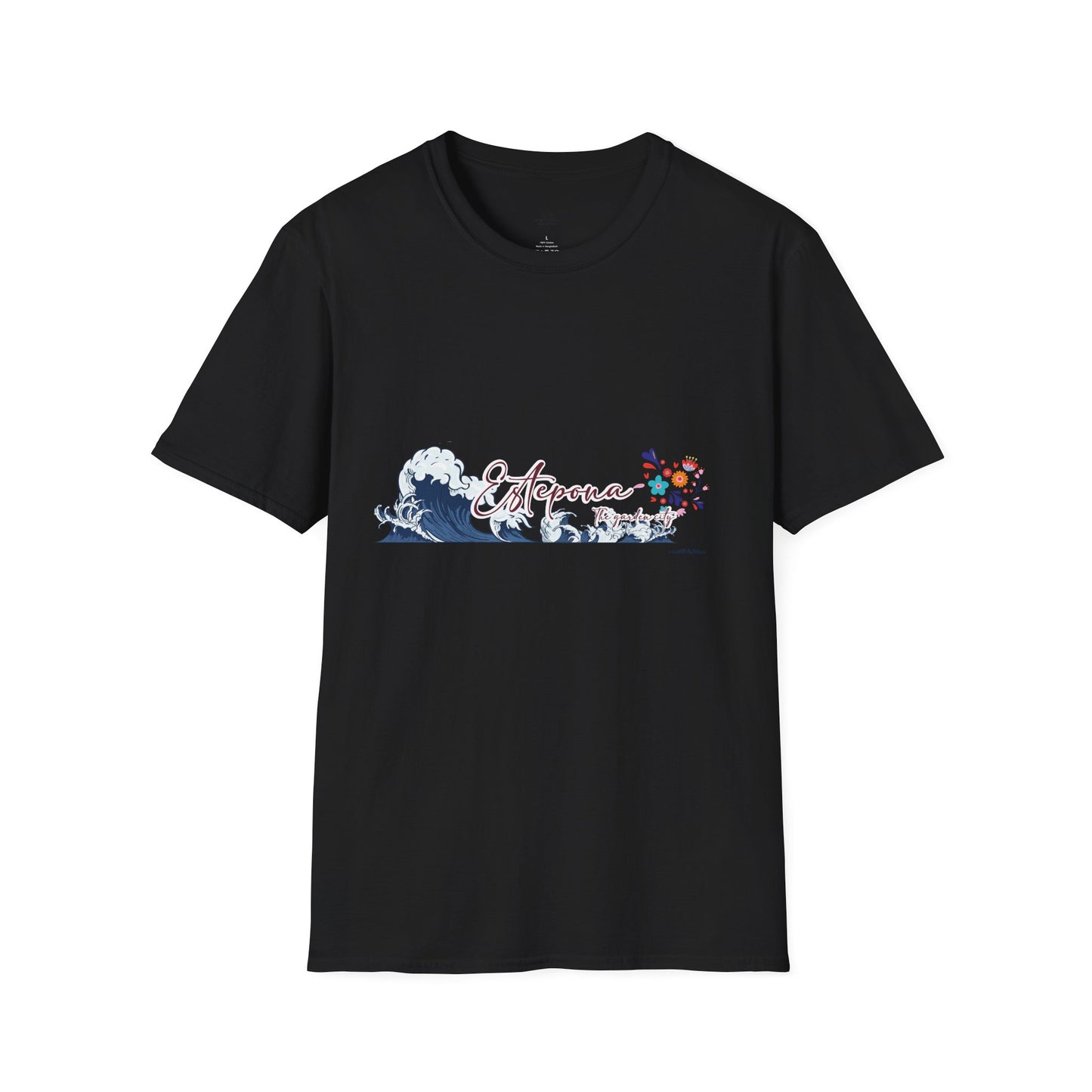Estepona Wave T-Shirt, Unisex Soft Style Tee, Beach Wear, Summer Clothing, Spain Souvenir, Beach Lovers T-Shirt, Summer Wear