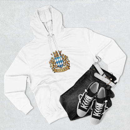Bayern Crest Hoodie — Vintage Bavarian Coat of Arms Pullover