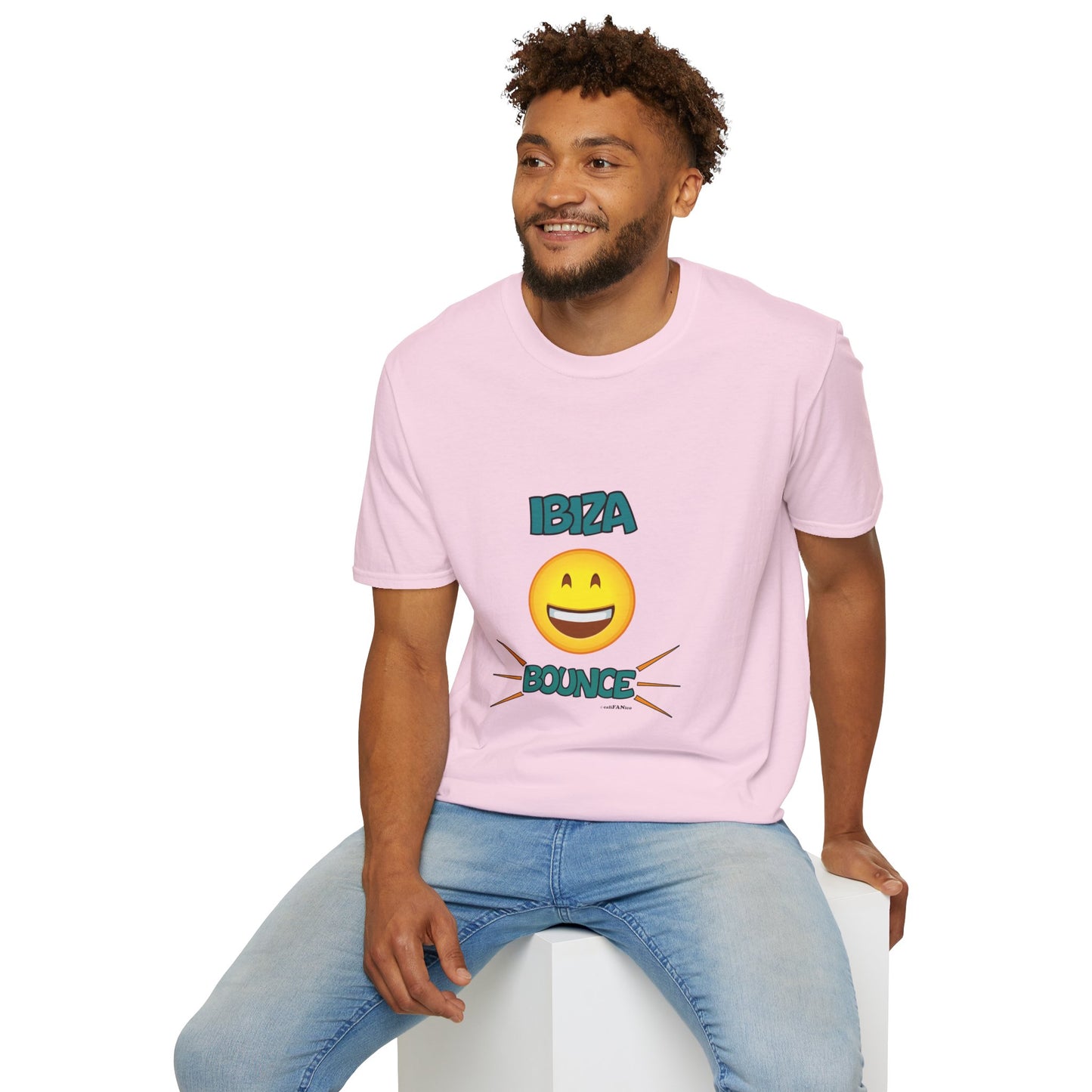 Ibiza Bounce Unisex T-Shirt, Casual Summer Tee, Beach Wear, Fun Party Shirt, Vacation T-Shirt, Club Wear