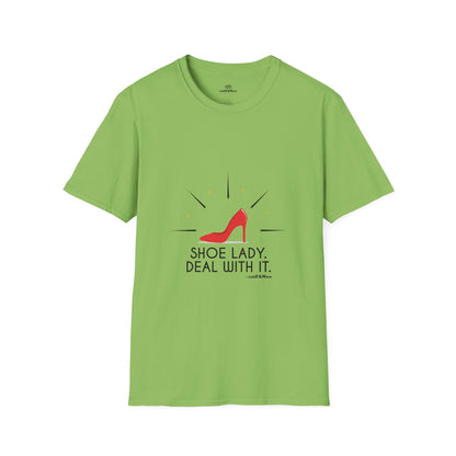 Funny T-Shirt Shoe Lover Lady Soft style T-Shirt