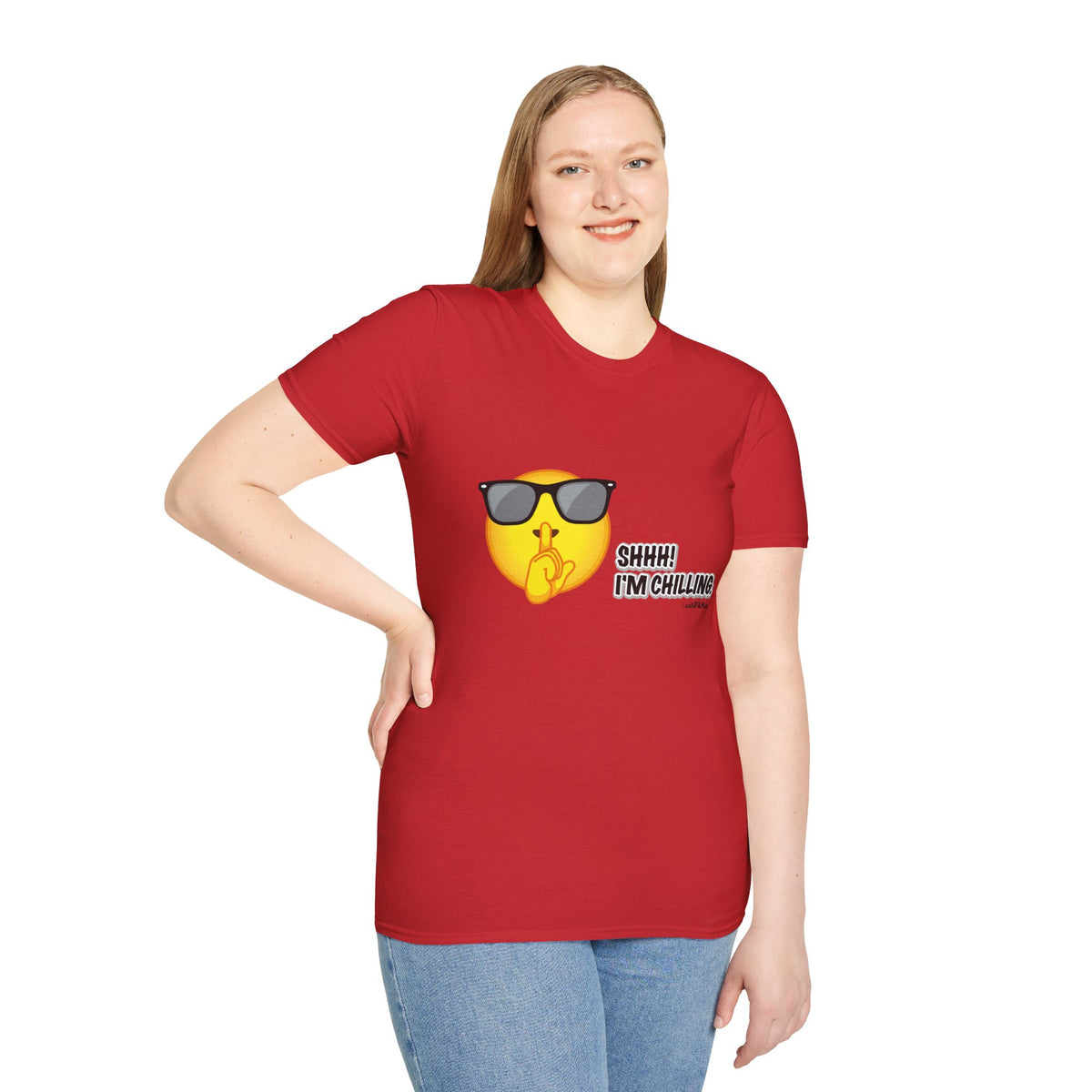 Chill Vibes Unisex T-Shirt, Shhh! I'm Chilling T-Shirt, Funny T-Shirt, Relaxed Wear, Casual Shirt, Gift for Friends, Summer T-Shirt, Beach T-Shirt