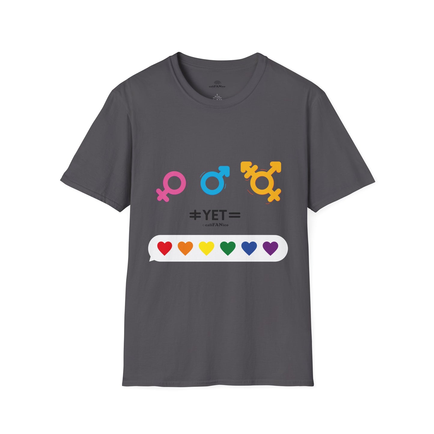 Pride & Equality T-Shirt, Unisex Softstyle Tee, LGBTQ+ Support Shirt, Inclusive Fashion, Gift for Pride Month, Gender Equality Top
