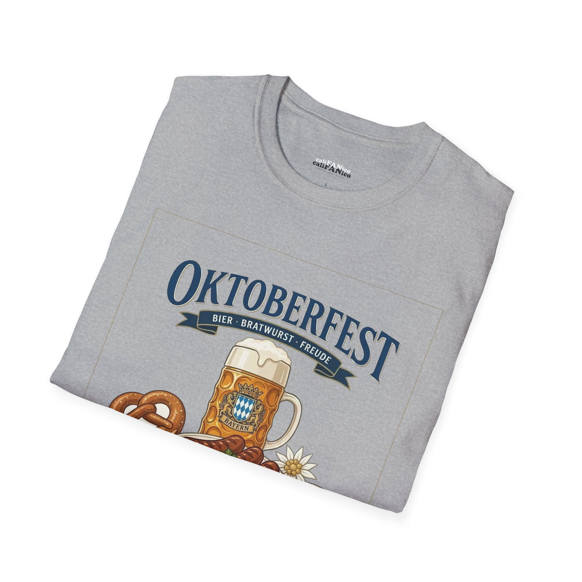 Oktoberfest Beer Pretzel Wurst T-Shirt - Bavarian souvenir