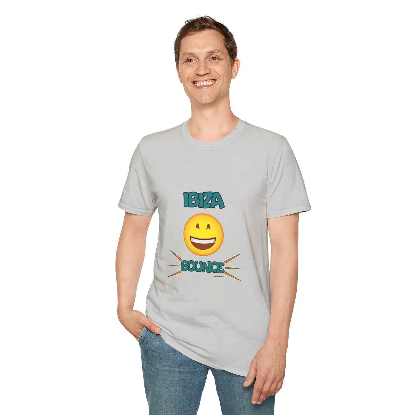 Ibiza Bounce Unisex T-Shirt, Casual Summer Tee, Beach Wear, Fun Party Shirt, Vacation T-Shirt, Club Wear