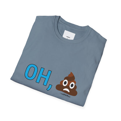 Funny Poop Emoji T-shirt Unisex T-Shirt, Casual Humor Tee, Gift for Friends, Birthday Shirt, Comfy Everyday Wear