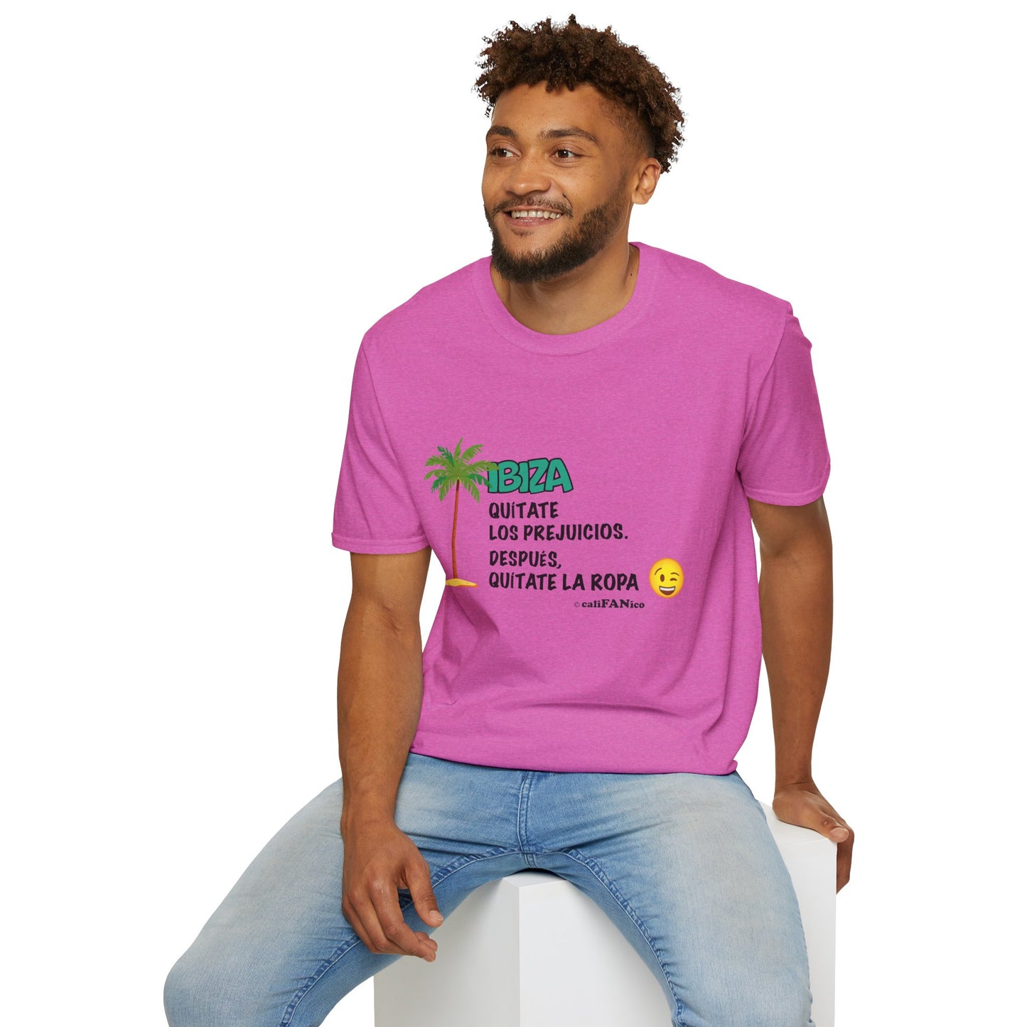 Vibrant Ibiza Statement Tee - Beach T-Shirt, Unisex Casual Summer Shirt, Travel Shirt, Beach Wear, Gift for Vacation Lovers