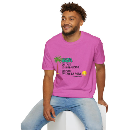 Vibrant Ibiza Statement Tee - Beach T-Shirt, Unisex Casual Summer Shirt, Travel Shirt, Beach Wear, Gift for Vacation Lovers