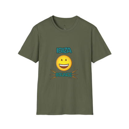 Ibiza Bounce Unisex T-Shirt, Casual Summer Tee, Beach Wear, Fun Party Shirt, Vacation T-Shirt, Club Wear