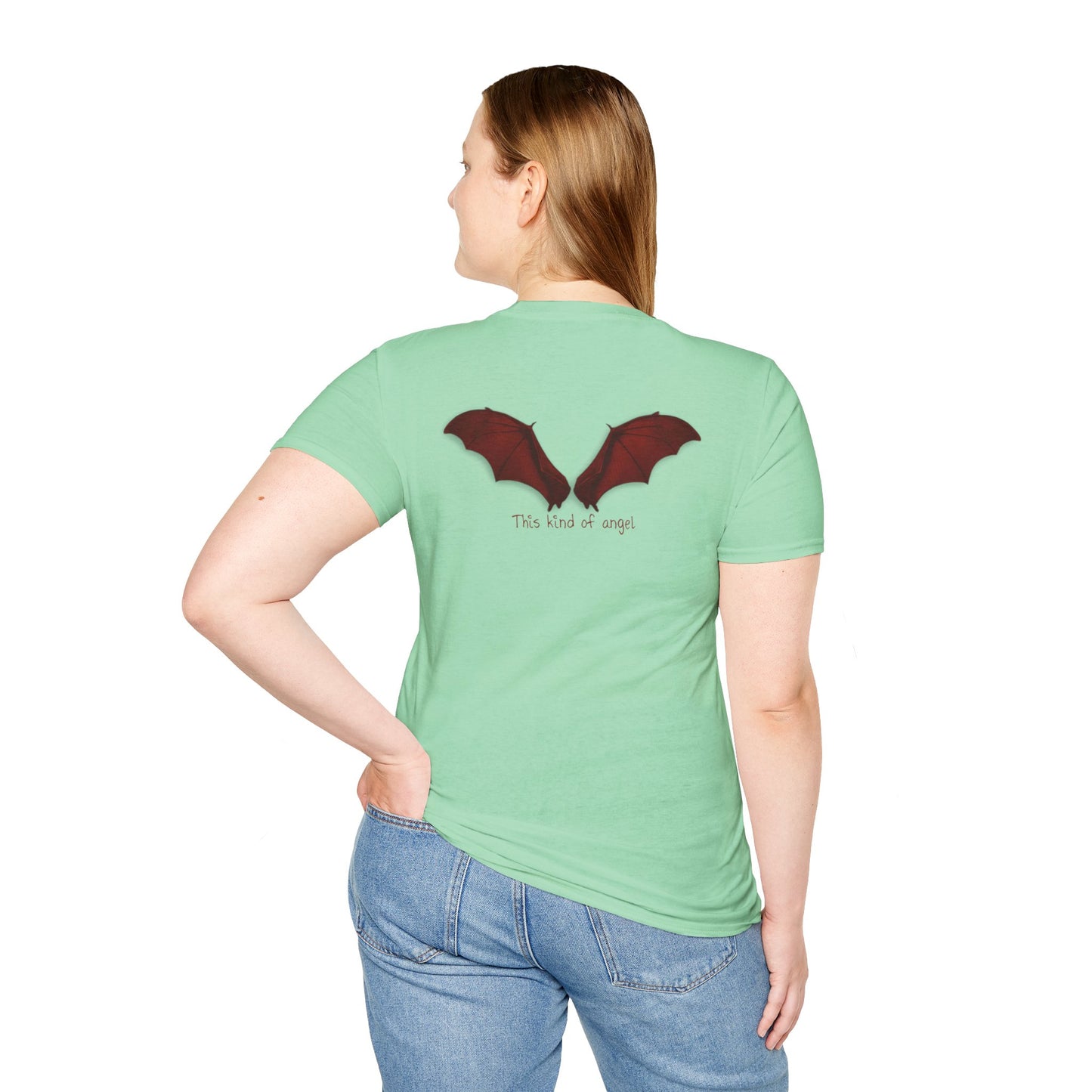 Spooky Bat Design T-Shirt - Perfect for Halloween, Autumn, Unique Graphic Tee