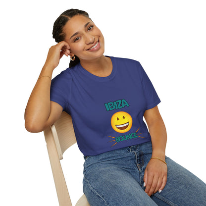 Ibiza Bounce Unisex T-Shirt, Casual Summer Tee, Beach Wear, Fun Party Shirt, Vacation T-Shirt, Club Wear