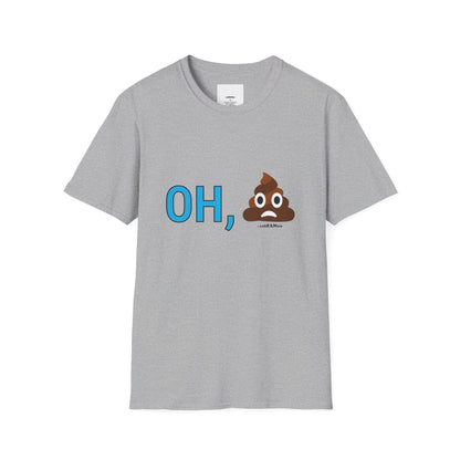 Funny Poop Emoji T-shirt Unisex T-Shirt, Casual Humor Tee, Gift for Friends, Birthday Shirt, Comfy Everyday Wear