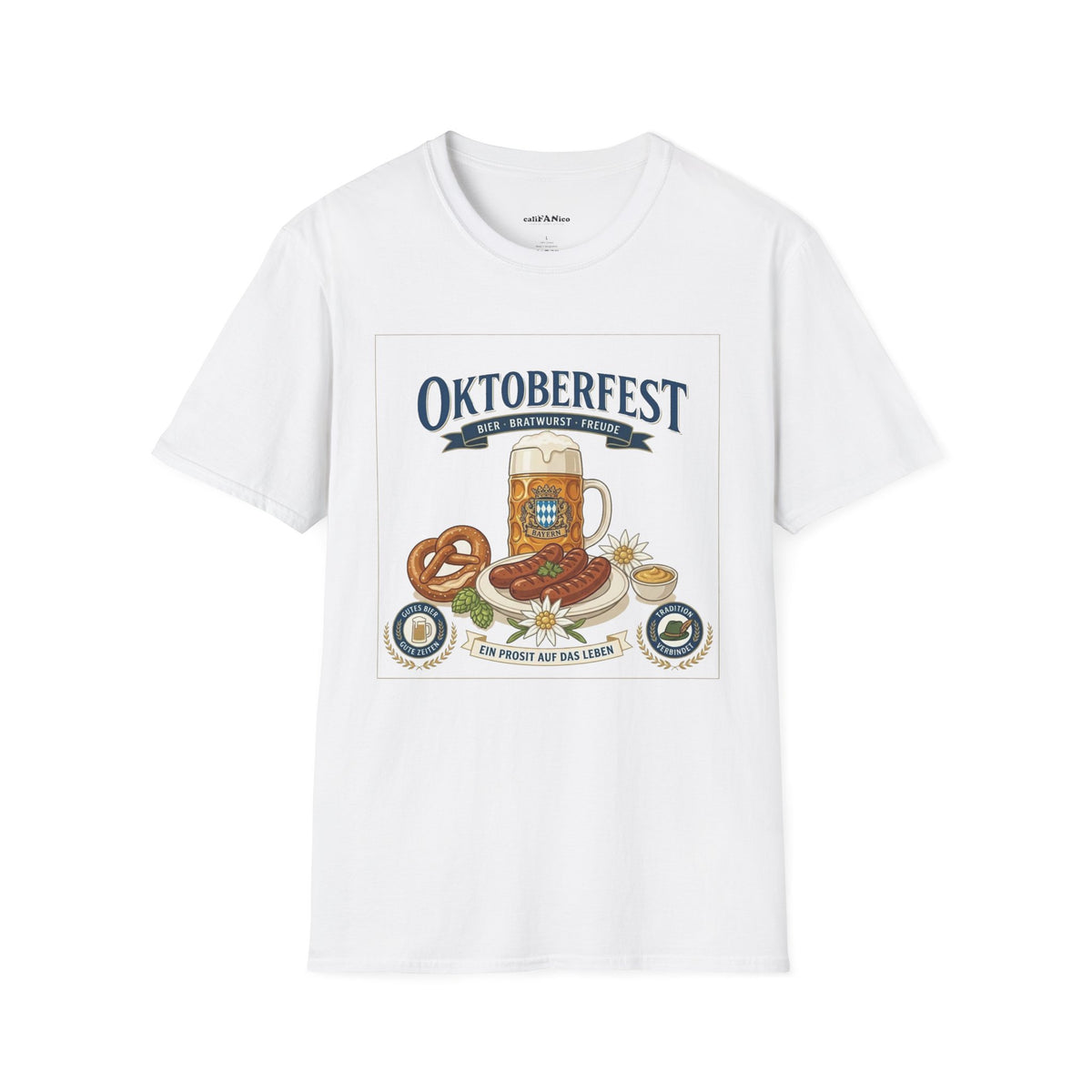 Oktoberfest Beer Pretzel Wurst T-Shirt - Bavarian souvenir