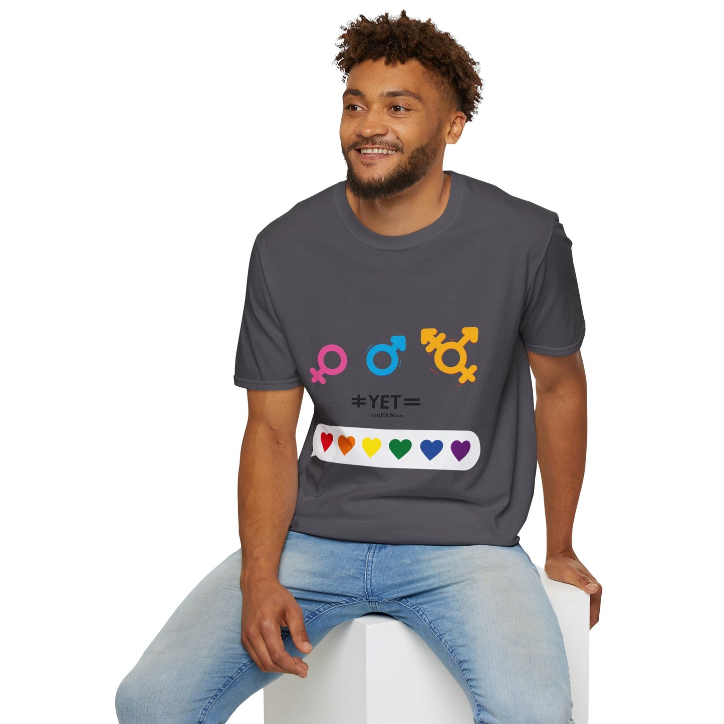 Pride & Equality T-Shirt, Unisex Softstyle Tee, LGBTQ+ Support Shirt, Inclusive Fashion, Gift for Pride Month, Gender Equality Top